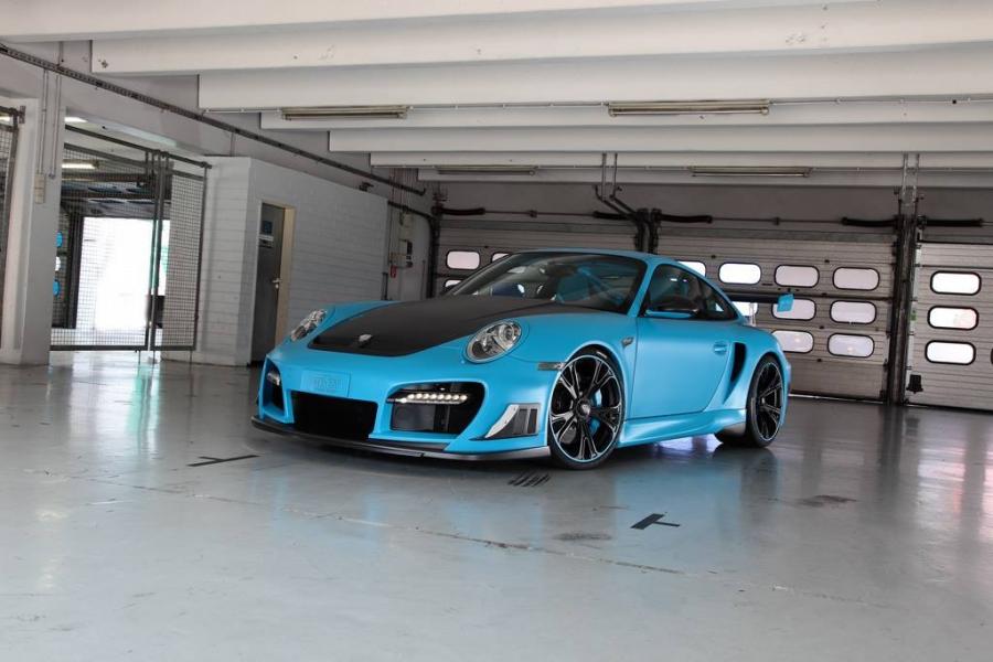 Porsche 911 Turbo GT Street R in Blue by TechArt '2016